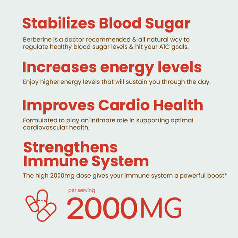 VHC Product advertisement highlighting health benefits with text on a white background